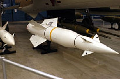 AGM-12C_Bullpup-B_missile_on_display_at_NMUSAF